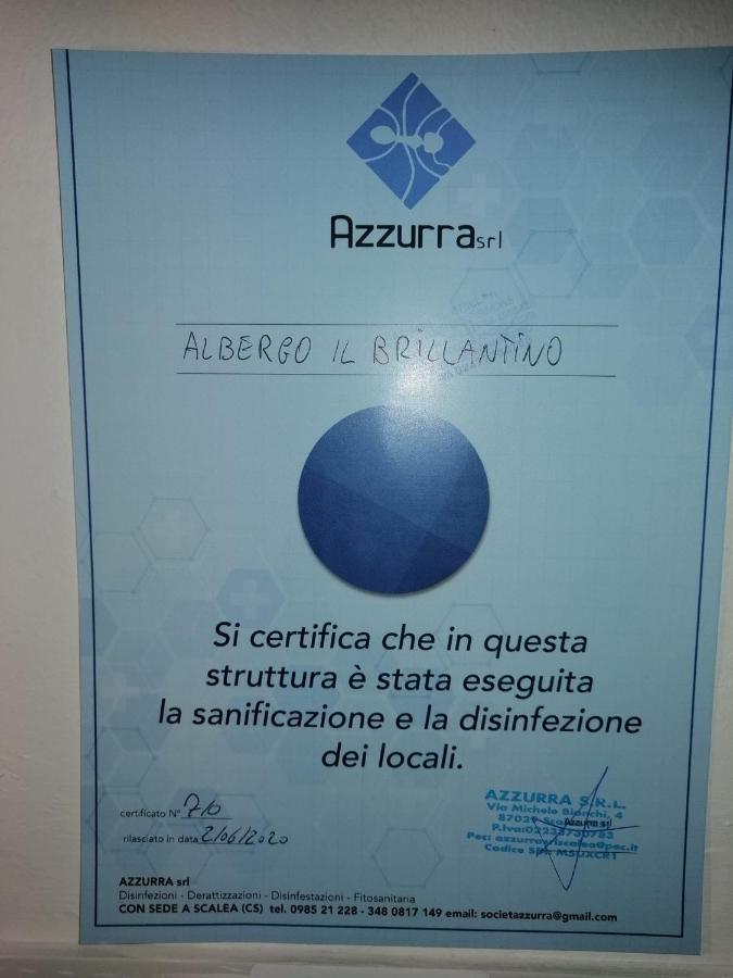 Albergo Il Brillantino San Nicola Arcella Esterno foto